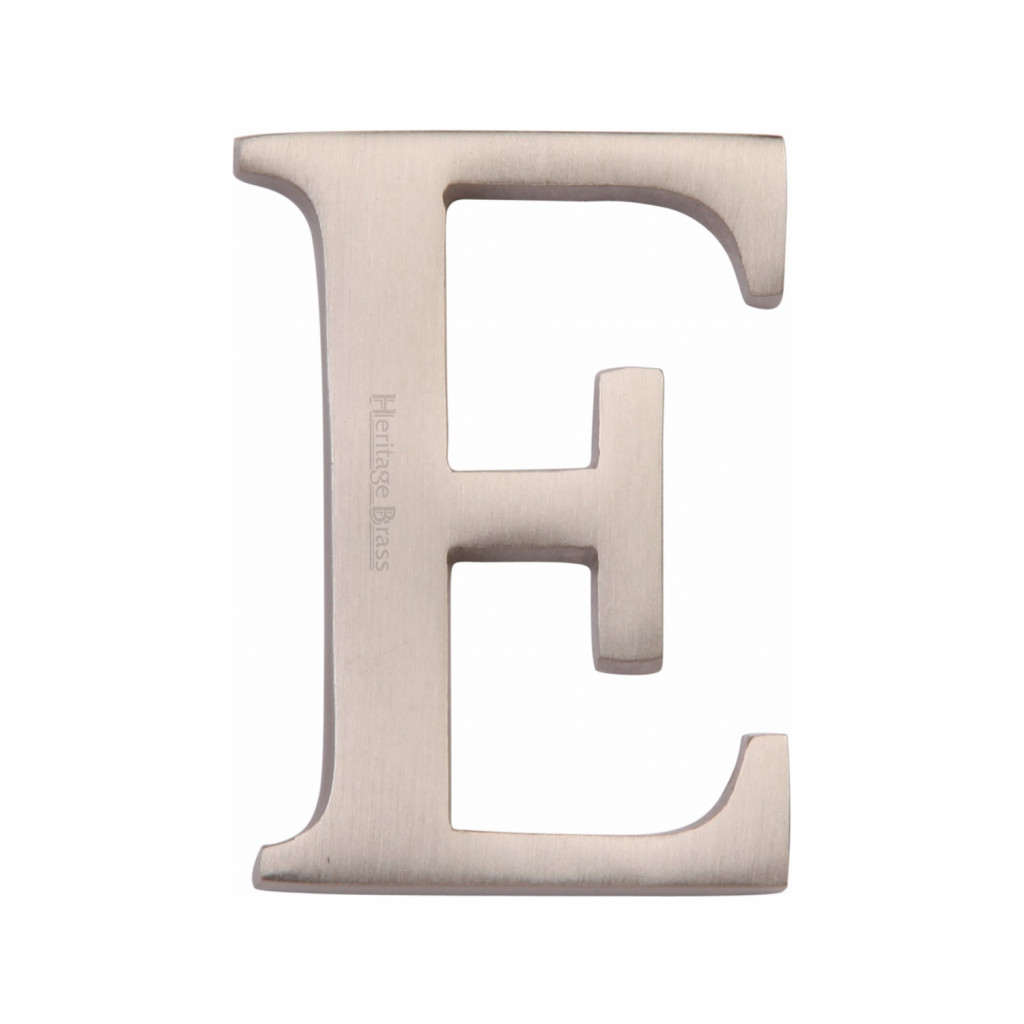 M Marcus Heritage Brass Letter E - Pin Fix 51mm
